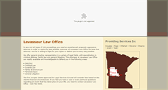 Desktop Screenshot of levasseurlawoffice.com